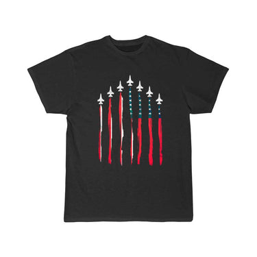 American Flag USA Airplane Jet Fighter T-SHIRT THE AV8R